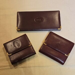 Cartier Leather Wallet Bundle